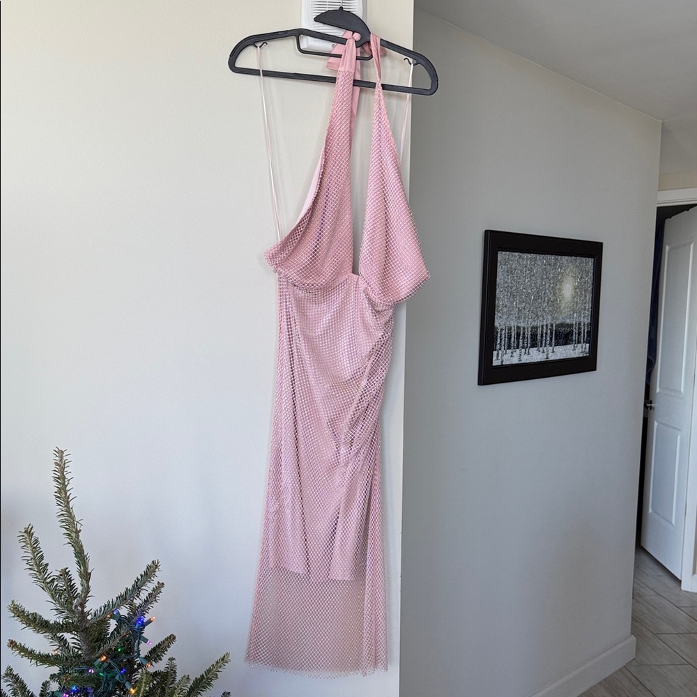 Guess Pink Backless Dress